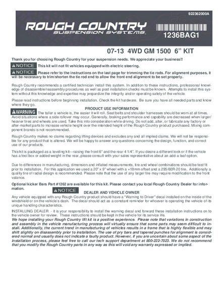Installation Manual